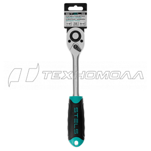 Ключ трещотка 1/2", 72 зуба, с быстрым сбросом, CrV Stels