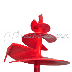 Бур земляной 350 мм с удлинителями 110 и 80см. Ø32 Standart