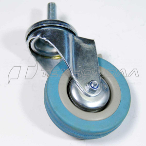 Кoлеcнaя опора аппаратная 75мм повор с болтом М10