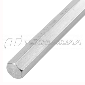 Ключ имбусовый HEX, 12 мм, 45x, закаленный, никель// Сибртех