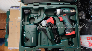Аккумуляторный винтоверт Metabo PowerMaxx BS Basic Set 600080880