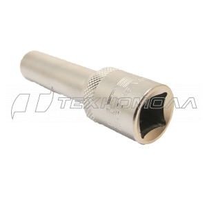 Головка торцевая удлиненная, 10 мм, 6-гранная, CrV, под квадрат 1/2", Stels