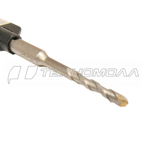 Бур по бетону SDS-plus METALLICA Optima 6х110/50 мм, напайка с центром, 2 спирали