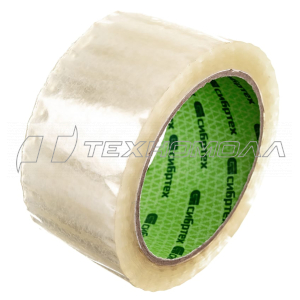 Лента клейкая 50 мкм, 48 мм х 66 м, цвет прозрачный Сибртех