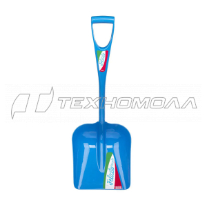 Лопата снеговая 285х320х850 мм, пластиковая 2289 ЦИ FELICITA Piccolo