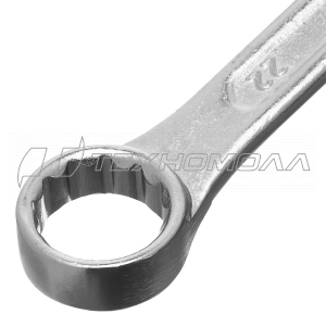 Набор ключей комбинированных СИБРТЕХ 6-22 мм, CrV, 12 шт