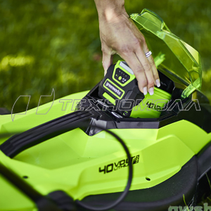 Аккумуляторная газонокосилка Greenworks G40LM35