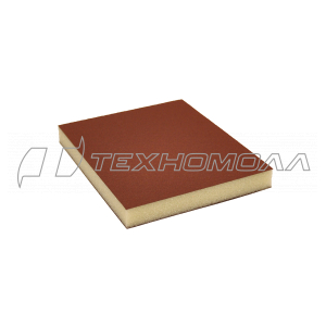 Губка Soft Pad 120х98х13 мм Р180 RED 09207