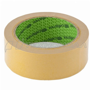 Лента клейкая двусторонняя, 38мм х 25м, на тканевой основе Сибртех