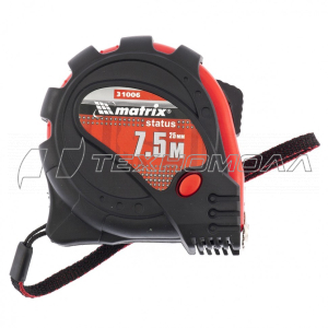 Рулетка изм. Status magnet 3 fixations 7,5м*25мм