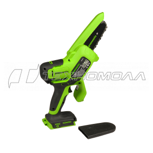 Аккумуляторная цепная мини пила GreenWorks G24MCS10