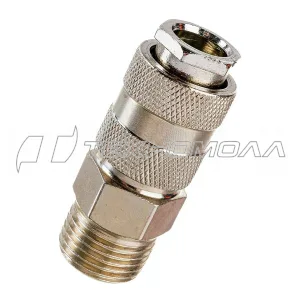 Переходник Pegas pneumatic 3216 рапид (штуцер)_1/2"M_наруж.резьба