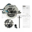 Пила дисковая Makita HS7601X1 1200Вт,5200об/м,