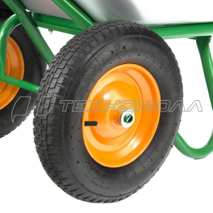 Тачка PALISAD садово-строительная, 320 кг/100л 2-х колесная, усиленная