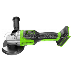 Ак. угловая шлифмашина Greenworks GD24AG без ЗУ и АКБ