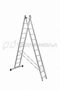 Стремянка 5 ступеней, рабочая высота 1030 алюм..Ам705