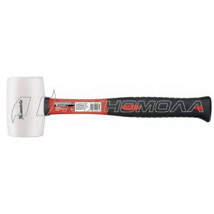 Киянка резиновая, MATRIX 225 г, белая резина, фибергласовая рукоятка