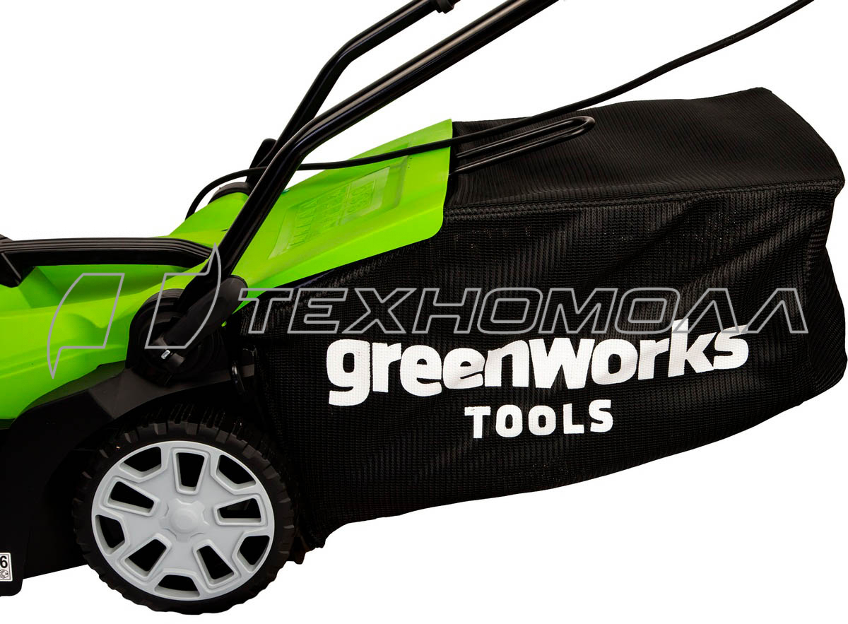 Электрическая газонокосилка Greenworks GLM1035