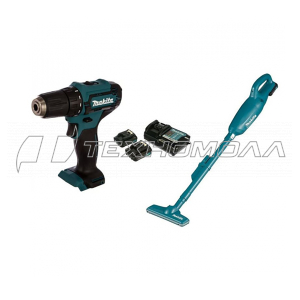 Ак. Набор дрель + пылесос CL106FDZ + DF333DZ+BL1016+з/у DC10WD Makita