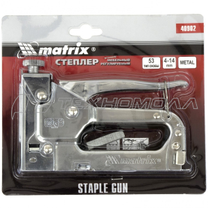 Степлер MATRIX, (тип скобы 53 4-14 мм) мебельн.