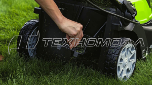 Аккумуляторная газонокосилка Greenworks GD40LM46HP