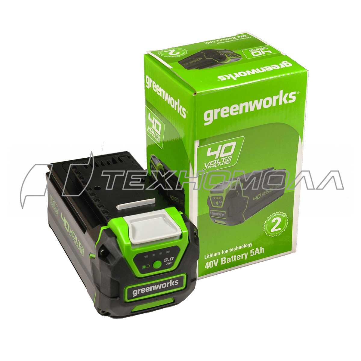 Аккумулятор Greenworks G40B5 40V, 5 А.