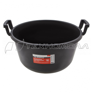 Таз круглый строительный гибкий с ручками, 50л// Matrix