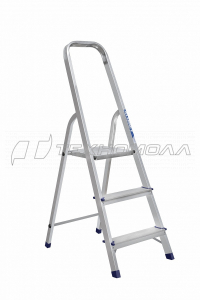Стремянка 5 ступеней, рабочая высота 1030 алюм..Ам705