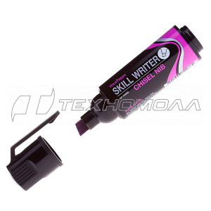 Маркер промышленный MunHwa "Skill Writer" (розовый), скошенный, 8мм