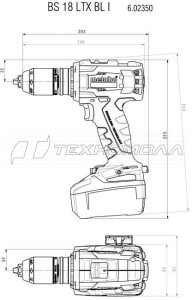 Аккумуляторный винтоверт Metabo BS 18 LTX BL I 602350800