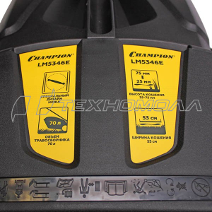Газонокосилка CHAMPION LM5346E Газонокосилка CHAMPION LM5346E