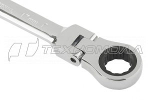 Ключ трещоточный 17мм, CrV MATRIX