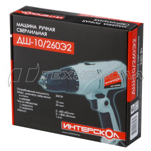 Эл. шуруповерт Интерскол ДШ-10/260Э 260 Вт