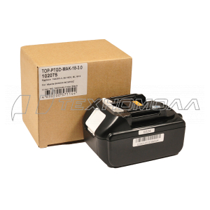 Аккумулятор Makita BL1830 18V 3.0Ah Li-Ion, аналог 197599-5, 194204-5 TOPON
