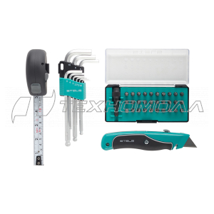 Набор инструментов STELS, 98 предм,1/2,1/4