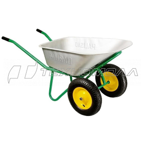 Тачка PALISAD садово-строительная, 320 кг/100л 2-х колесная, усиленная