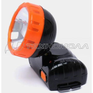 Фонарь Облик 2078 7703 акк. налобный встроен.ЗУ 220V картон кор.