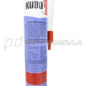 ГЕРМЕТИК СИЛИКОН. УНИВЕРСАЛЬНЫЙ БЕЛЫЙ 280 МЛ (1/12) "KUDO" KSK-101