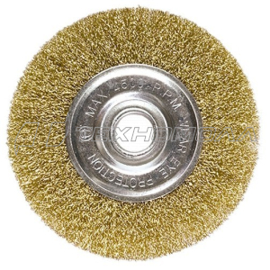 Кордщетка для УШМ MATRIX, 100 мм, 22 мм, латунь