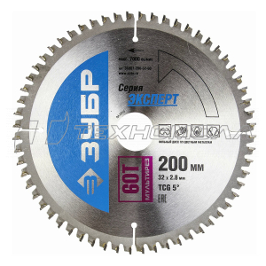 Диск пильный ЗУБР "ЭКСПЕРТ"ДСП, 200х32мм, 60Т