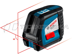 Лазерный нивелир Bosch GLL 2-50 + держатель BM1+ лазерный приемник LR2 Bosch 0.601.063.103