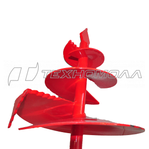 Бур земляной 350 мм с удлинителями 110 и 80см. Ø32 Standart