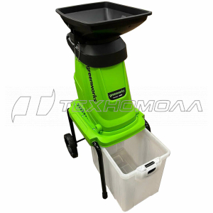 Измельчитель садовый электрический GRENWORKS GW-2800SD 2800Вт