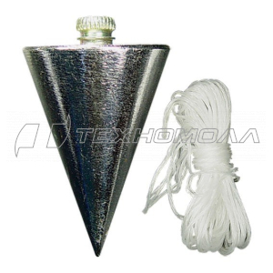 Отвес конусный, MATRIX 200 г., шнур 5 м