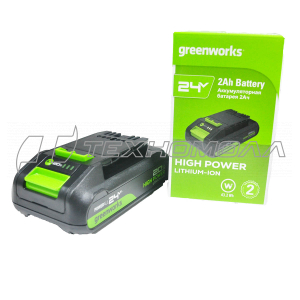 Аккумулятор Greenworks 24В 2А*ч G24HP2