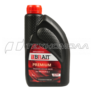 Присадка BRAIT PREMIUM трансмиссионное API GL-4 SAE 80W90 Ultra (СВЕТЛОЕ) 1л