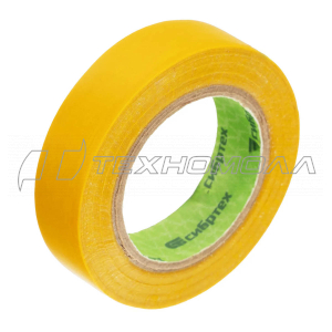 Изолента СИБРТЕХ ПВХ 15 мм х 10 м, 130 мкм, желтая