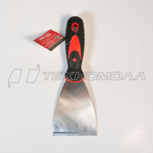 ШПАТЕЛЬ НЕРЖАВ. "ПРОФИ" 80 ММ ДВУХКОМП. РУЧКА (12/240) "КЕДР" 041-0080