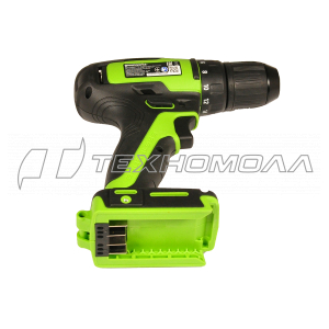 Ак. дрель Greenworks GD24DD35K2 (1хАКБ 2 Ач и ЗУ)