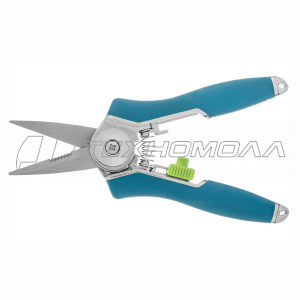 Секатор цветочный, 150 мм металлические обрезиненные рукоятки, LUXE Palisad